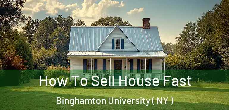  How To Sell House Fast Binghamton University ( NY )