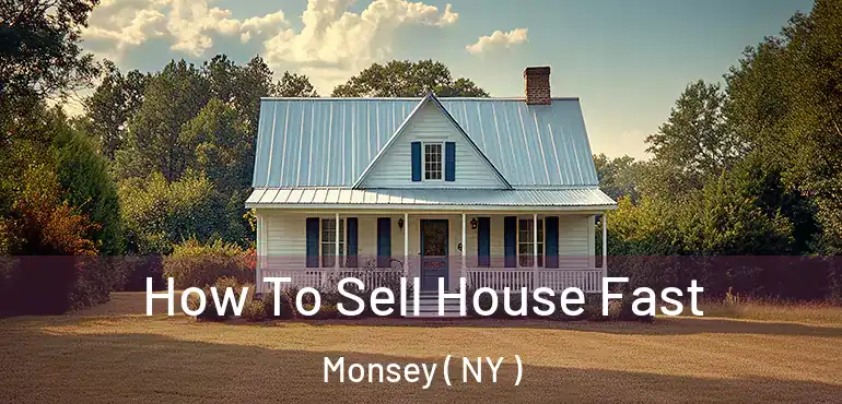  How To Sell House Fast Monsey ( NY )
