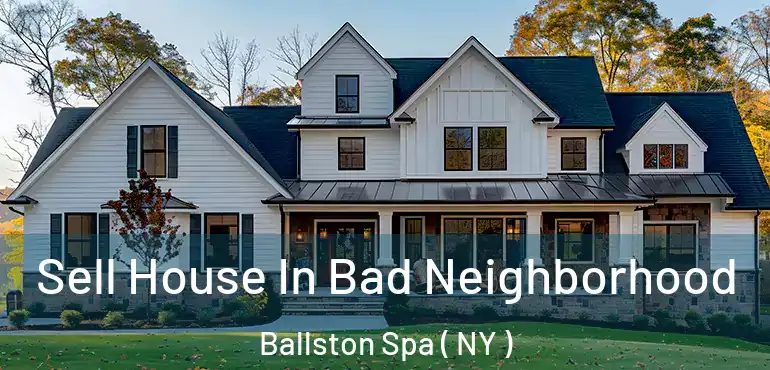  Sell House In Bad Neighborhood Ballston Spa ( NY )
