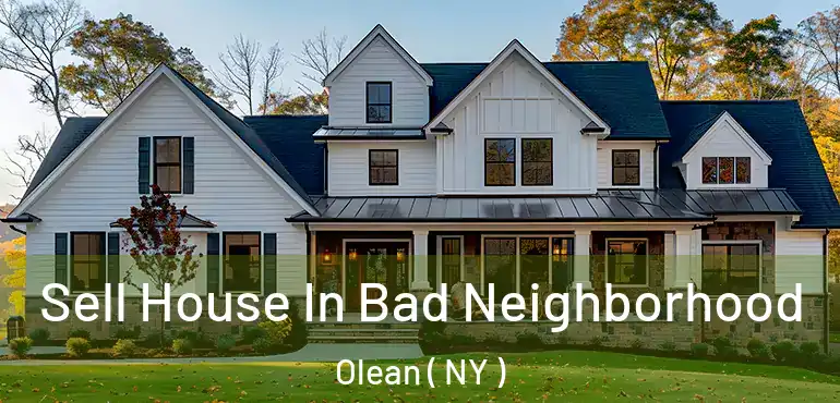  Sell House In Bad Neighborhood Olean ( NY )
