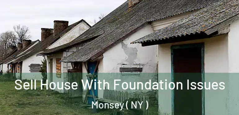  Sell House With Foundation Issues Monsey ( NY )