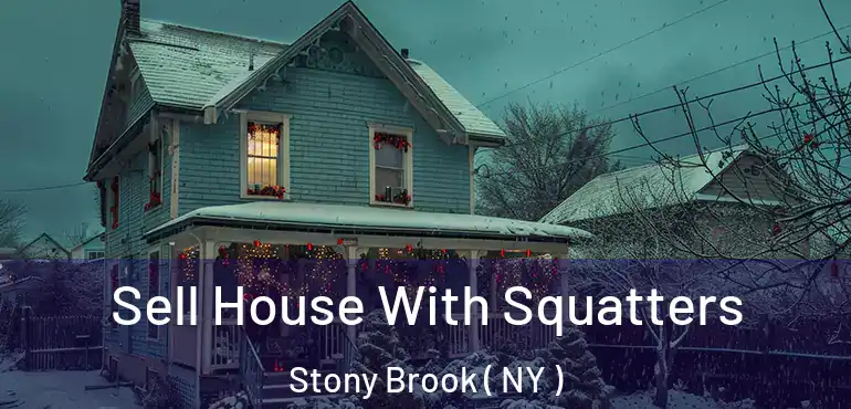  Sell House With Squatters Stony Brook ( NY )
