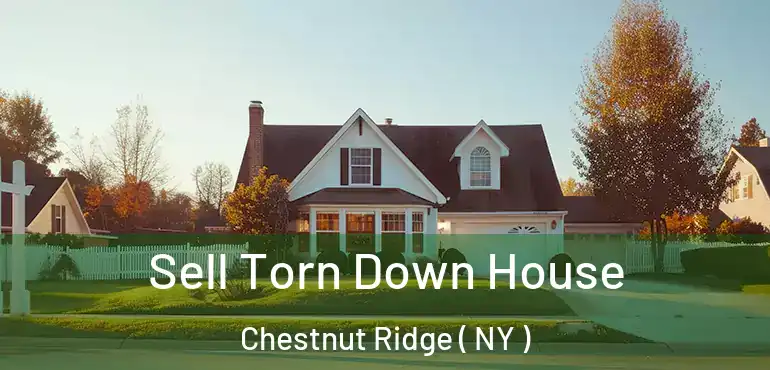  Sell Torn Down House Chestnut Ridge ( NY )