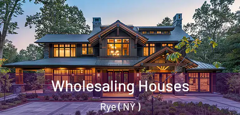  Wholesaling Houses Rye ( NY )
